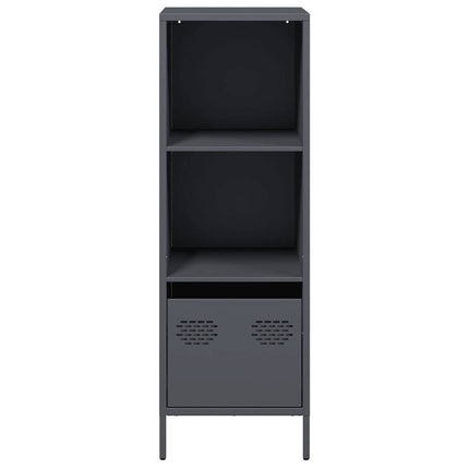 Credenza Antracite 35x39x103,5 cm Acciaio