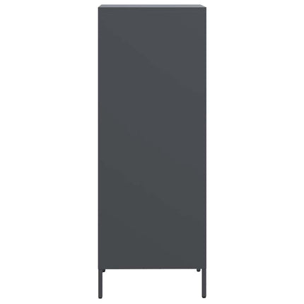 Credenza Antracite 35x39x103,5 cm Acciaio