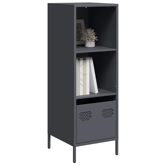 Credenza Antracite 35x39x103,5 cm Acciaio