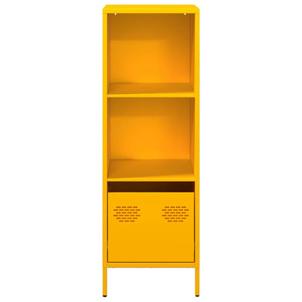 Credenza Giallo Senape 35x39x103,5 cm in Acciaio