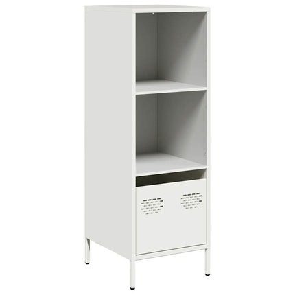 Credenza Bianca 35x39x103,5 cm in Acciaio
