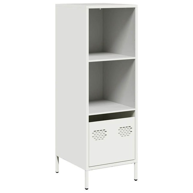 Credenza Bianca 35x39x103,5 cm in Acciaio