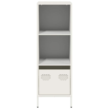 Credenza Bianca 35x39x103,5 cm in Acciaio