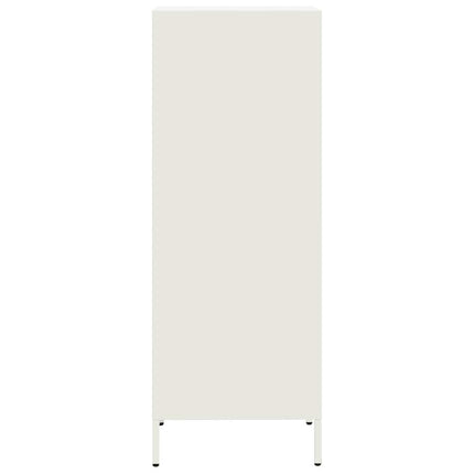 Credenza Bianca 35x39x103,5 cm in Acciaio