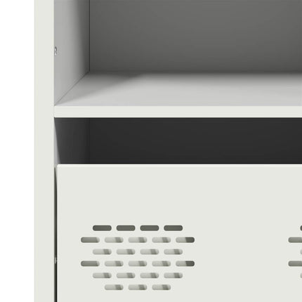 Credenza Bianca 35x39x103,5 cm in Acciaio