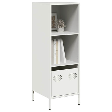 Credenza Bianca 35x39x103,5 cm in Acciaio