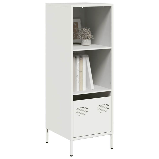 Credenza Bianca 35x39x103,5 cm in Acciaio