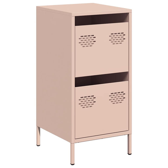 Credenza Rosa 35x39x73,5 cm in Acciaio Laminato a Freddo