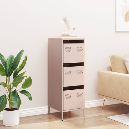 Credenza Rosa 39x35x103,5 cm in Acciaio