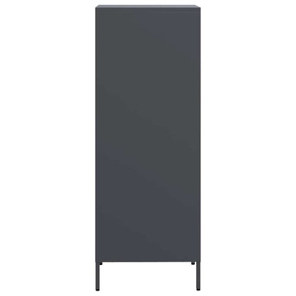 Credenza Antracite 39x35x103,5 cm Acciaio