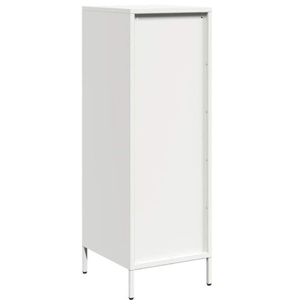 Credenza Bianca 39x35x103,5 cm in Acciaio