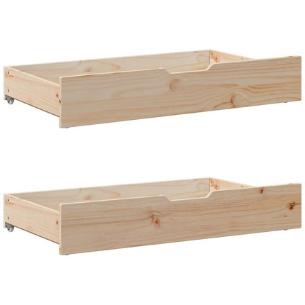Letto senza Materasso 140x190 cm in Legno Massello di Pino