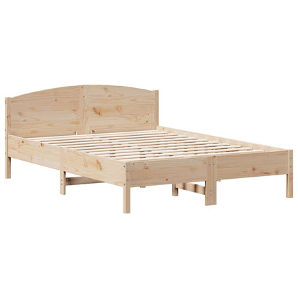 Letto senza Materasso 135x190 cm in Legno Massello di Pino