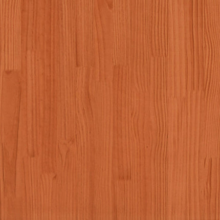 Letto senza Materasso Marrone Cera 200x200 cm in Legno di Pino