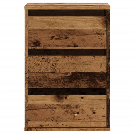 Cassettiera Angolare Legno Antico 40x41x58 cm Legno Multistrato