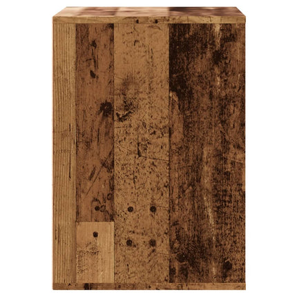Cassettiera Angolare Legno Antico 60x41x58 cm Legno Multistrato
