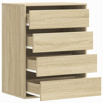 Cassettiera Angolare Rovere Sonoma 60x41x76cm Legno Multistrato