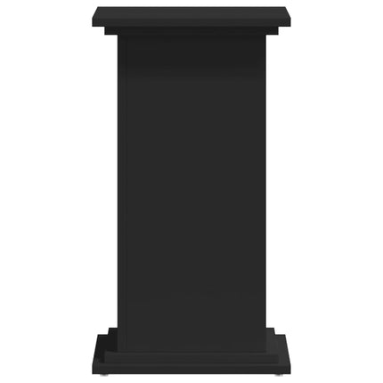 Supporto per Piante Nero 33x33x60 cm in Truciolato