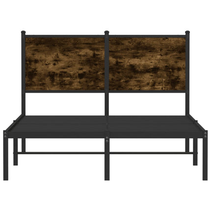 Giroletto senza Materasso in Metallo Rovere Fumo 120x190 cm