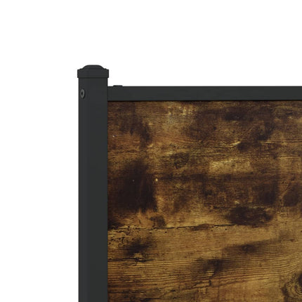 Giroletto senza Materaso in Metallo Rovere Fumo 140x190 cm