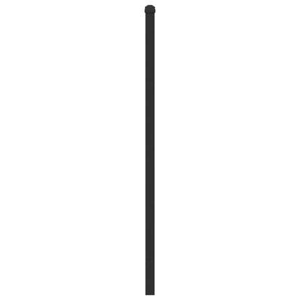 Testiera Rovere Fumo 100 cm in Legno Multistrato e Acciaio