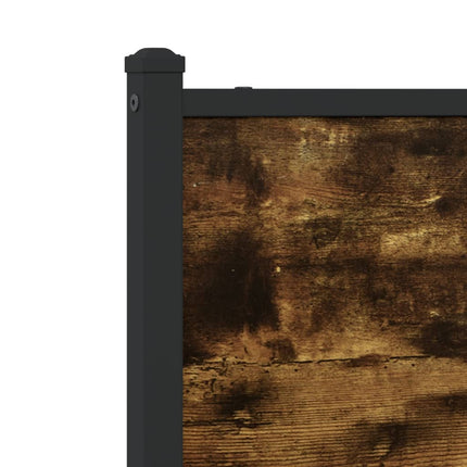 Giroletto senza Materaso in Metallo Rovere Fumo 100x190 cm