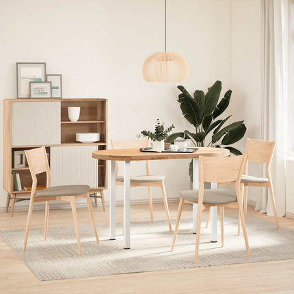 Gambe per Tavolino 4 pz Bianco 72-74 cm in Acciaio