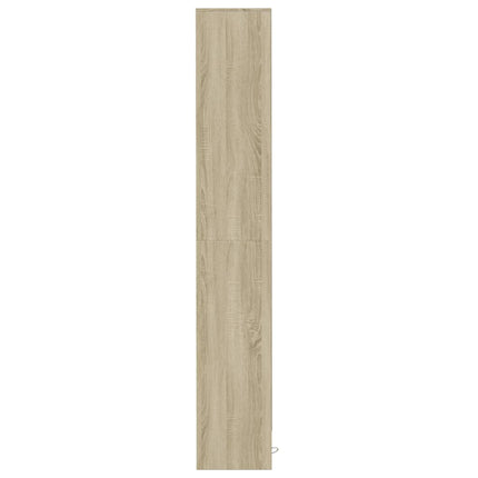 Credenza con LED Rovere Sonoma 36x32,5x200 cm Legno Multistrato