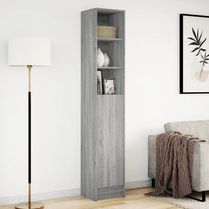 Credenza con LED Grigio Sonoma 36x32,5x200 cm Legno Multistrato
