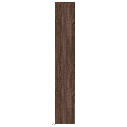 Credenza con LED Rovere Marrone 36x32,5x200cm Legno Multistrato