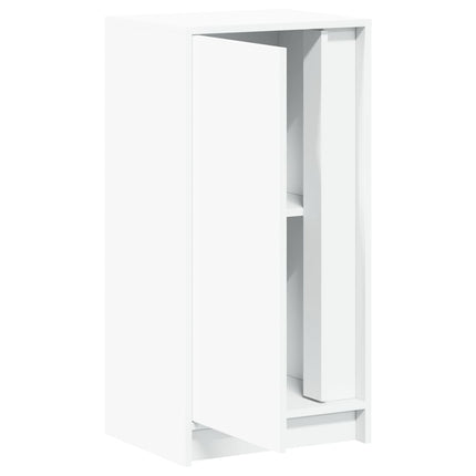 Credenza con LED Bianca 42,5x34x85 cm in Legno Multistrato