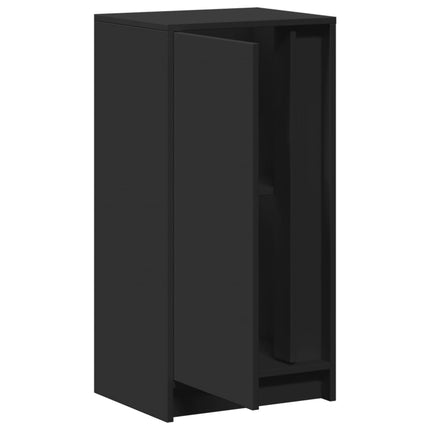 Credenza con LED Nera 42,5x34x85 cm in Legno Multistrato