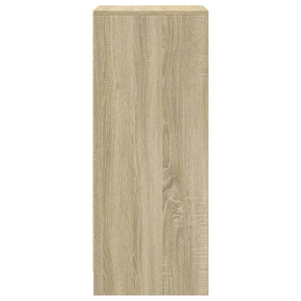 Credenza con LED Rovere Sonoma 42,5x34x85 cm Legno Multistrato