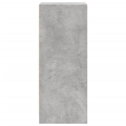 Credenza con LED Grigio Cemento 42,5x34x85 cm Legno Multistrato
