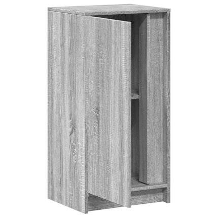 Credenza con LED Grigio Sonoma 42,5x34x85 cm Legno Multistrato
