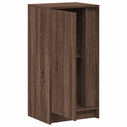 Credenza con LED Rovere Marrone 42,5x34x85 cm Legno Multistrato