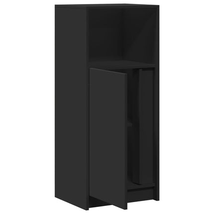 Credenza con LED Nera 42,5x34x100 cm in Legno Multistrato