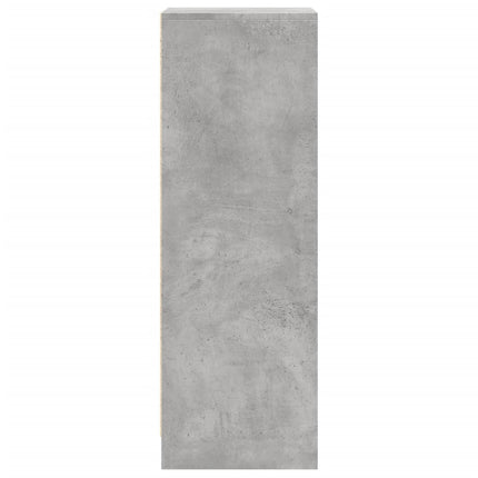 Credenza con LED Grigio Cemento 42,5x34x100cm Legno Multistrato