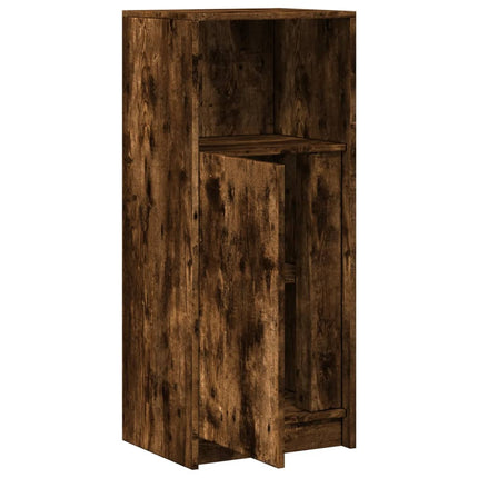 Credenza con LED Rovere Fumo 42,5x34x100cm in Legno Multistrato