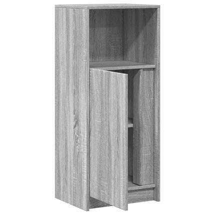 Credenza con LED Grigio Sonoma 42,5x34x100 cm Legno Multistrato