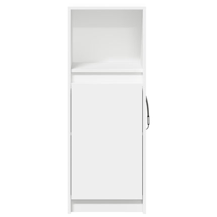 Credenza con LED Bianca 38x34x100 cm in Legno Multistrato