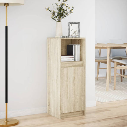 Credenza con LED Rovere Sonoma 38x34x100cm in Legno Multistrato