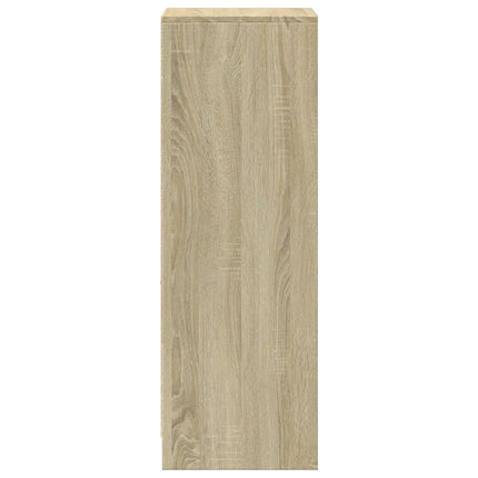 Credenza con LED Rovere Sonoma 38x34x100cm in Legno Multistrato