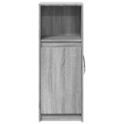 Credenza con LED Grigio Sonoma 38x34x100cm in Legno Multistrato