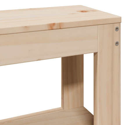 Letto senza Materasso 150x200 cm in Legno Massello di Pino