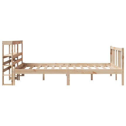 Giroletto con Testiera 140x200 cm in Legno Massello di Pino