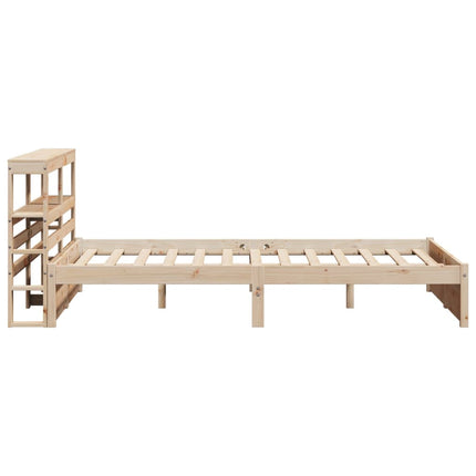 Giroletto con Testiera 140x200 cm in Legno Massello di Pino