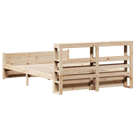 Giroletto con Testiera 120x200 cm in Legno Massello di Pino
