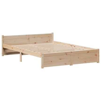 Giroletto con Testiera 150x200 cm in Legno Massello di Pino