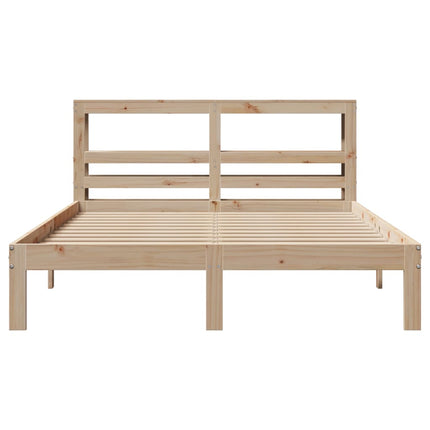 Giroletto con Testiera 120x200 cm in Legno Massello di Pino